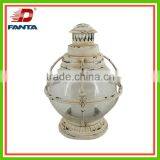 Hot Selling Shabby Chic Metal & Glass Nautical Lamp With LED Light for Home Decor thumbnail-2
