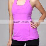 GYM Training Sleevesless Vest Tank Top For Sexy Women thumbnail-6