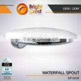 Elegant Brass Bathroom Cascade Waterfall Taps