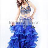 Sexy Belly Dance Layered Long Skirt in Performance/practice Wear (QC1357) thumbnail-1