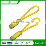 Yellow Color Zipper Puller Zipper Head With Cord for Backpack & School Bag thumbnail-1