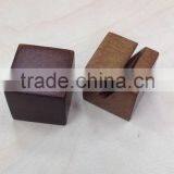 Small Wooden Holder for Business Card or Postcard thumbnail-2