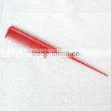 Red Carbon Plastic Tail Comb New Design High Quality thumbnail-1