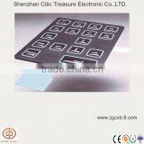 ip65 metal membrane keyboard with trackball