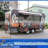 Mobile Fast Food Car Big Wheels Outdoor Food Cart Catering thumbnail-3