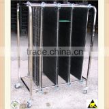 Stainless steel Frame Antistatic PCB Storage Cart