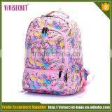 Manufacturers Polyester Waterproof Pink Cartoon School Fantasy Backpacks From China thumbnail-1