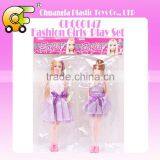 11.5" Solid Body Vivid Bendable Doll Play Set 2 Models thumbnail-4