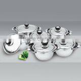 12Pcs Stainless Steel Cookware Set
