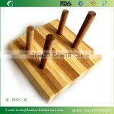 BH017 1 pieces bamboo cutting board holder convienent portable board stander kitchen set home appliance
