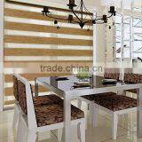 Folded Zebra Blinds Fabric / Pleated Blinds Fabric / Combi Fabric Blinds