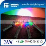 CE RoHS 3w Multifunction Color Changing Aluminum Alloy Edison Powerful High Quality Led Torch Light Manufacturers