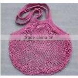 organic cotton bags pink colors draw string jewelry pouch