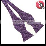 Silk Material Pattern Bow Tie thumbnail-5