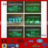 SGA-6 Exit Lights Illuminated Exit Signs Emergency Exit Sign Board