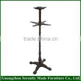 2016 Hot Sale Wholesale Furniture Bar Height Cast Iron Dining Restaurant Table Base 4 Legs
