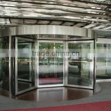 CE Approval Four-wing Automatic Revolving sliding glass door (with showcase)
