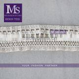 High Quality Design Lace in 7.2cm 100% Cotton Embroidery Running Yardage for Sale thumbnail-1