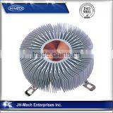Round Sun Flower Customized Extruded Aluminum Heat Sink thumbnail-1