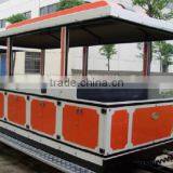 20 Seats Passenger Trailer,half-closed Wagon thumbnail-3