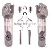 Black Aluminum Front Footrest Foot Pegs For HONDA RVF VFR 400 750R NC30 NC35 USA thumbnail-1