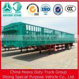 40ft Livestock Trailers,3 Axle Cattle Cage Trailer for Sale thumbnail-2