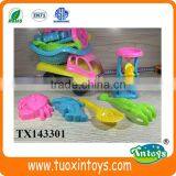 Plastic Outdoor Sport Summer Sand Beach Toys 6pcs thumbnail-1