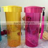 Colorful Festival Promational Plastic Drinking Cup With Lid thumbnail-3