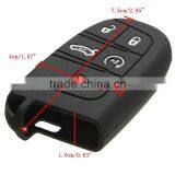 Silicone Remote Smart Control Key 5 Button Car Key Case Cover for Jeep or for Dodge for Chrysler for Fiat thumbnail-4