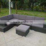 Современный наружный плетенный ратановый мебельный премиум-комплект с диваном thumbnail-4