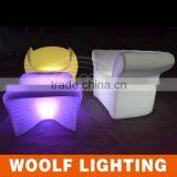 New European Style Waterproof Ourdoor Illuminated Single LED Sofa thumbnail-6