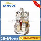 Stainless Steel and Galss Garlic Keepers Herb&Spice Type Spice Rack Set thumbnail-2
