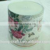 Hot Sale Set/3 Bulk Rose Design Round Plastic PP Flower Pot for Garden thumbnail-4