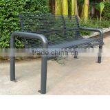 Street Outdoor Steel Seating Bench thumbnail-6