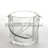 Glass Ice Bucket With Ice Clamp thumbnail-3
