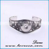 Wholesale Adjustable Interchangeable Jewelry Snap Button Bracelet thumbnail-5