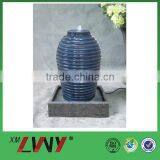 Professional Design Classical Blue Resin Water Fountain Decoration thumbnail-1