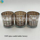 Wholesale Handmade Glass Tea Light Glass Candle Holders thumbnail-5