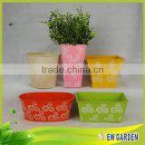 Excellent Quality Waterproof Galvanized Flower Pot for Home and Garden thumbnail-1