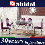 High Gloss Table, High Gloss Dining Table, White High Gloss Dining Table LV-A801A thumbnail-6