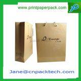 Custom Promotional Shopping Garment Fashion Packing Bags Carrier Gift Bag Kraft Paper Bag thumbnail-1
