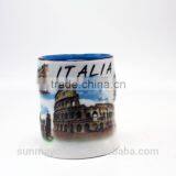 Wholesale Custom High Quality Roma Italia Souvenir Ceramic Cup for Sale thumbnail-4