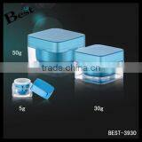 Luxury 30ml 50ml Cosmetic Cream Jar Empty Unique Eye Shape Green Gold Black Color Cosmetic Conatiner Screw Cap thumbnail-5