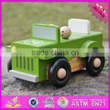2016 New Design Funny Children Wooden Toy Jeep Car W04A326 thumbnail-1