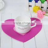 Good Quality Heart Shape Silicone Kitchen Mat/pad thumbnail-3