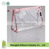 Clear PVC Outdoor Zipper Makeup Handbag /Promotion PVC Ladies Cosmetic Pouch thumbnail-1