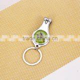 Foldable Cheap Good Quality Opener Key Ring Stainless Steel Metal Nail Clipper thumbnail-3