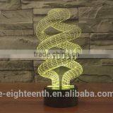 2016 Best Seller Lovely Amazing Visual Illusion Light Touch Panel 3D Lamp for Christmas Decoration thumbnail-1