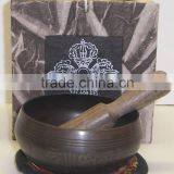 High Quality Handmade in Nepal Healing Meditation Tibetan Singing Bowl thumbnail-1