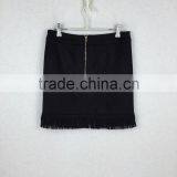 Original Design Latest Tassel Trim Mini Skirt Sexy Lady Fashion Skirt thumbnail-4